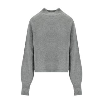 Twinset Turtleneck Trui - Dames - Coltruien - Grijs - L - Wol - Truien & Vesten