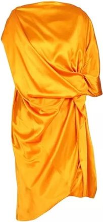 Dries Van Noten Kleedjes, Dames, Oranje, M, Dalant Dress