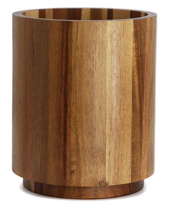 MegaChef Acacia Wood 360 Rotating Utensil Holder