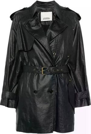 Isabel Marant Womens Franny Mid-Length Trench Coat, Brand Size 36 ( US Size 4 )