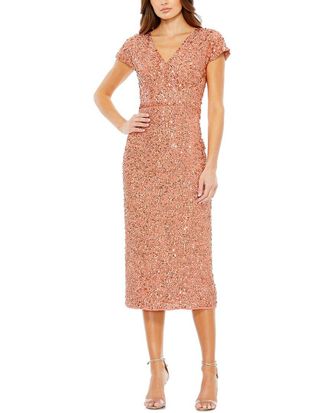 Mac Duggal Sequined Wrap Dress