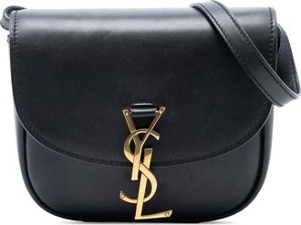 Saint Laurent Pre-owned Cross Body Bags, female, Black, Size: ONE SIZE Pre-owned Leather Shoulder Bag