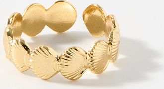 Simons Womens Seashell open ring