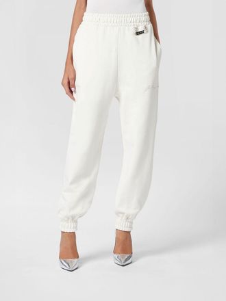 Philipp Plein Pantaloni jogging in jersey con vita e fondo elasticizzati