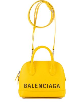 Balenciaga Borsa a mano Ville two-way mini - Giallo