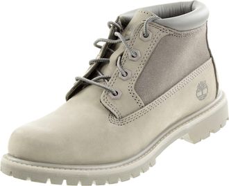 Timberland Nellie Leather And Suede Non-waterproof, Womens Chukka Boots, Grey (Steeple Grey), UK (39.5 EU)