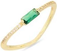 Argento Vivo Cubic Zirconia Stacking Ring in Gold at Nordstrom Rack, Size 9
