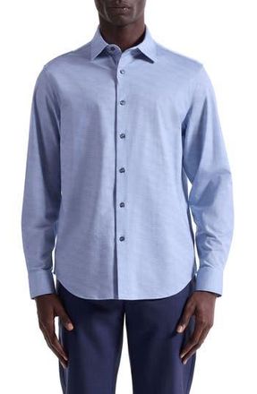 Bugatchi James OoohCotton Button-Up Shirt in Air Blue at Nordstrom Rack, Size Xx-Large