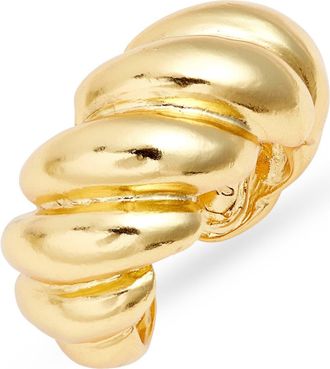 Karine Sultan Twisted Rope Ring in Gold at Nordstrom