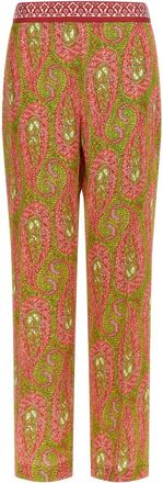 Etro Multicolor Paisley foliage pants