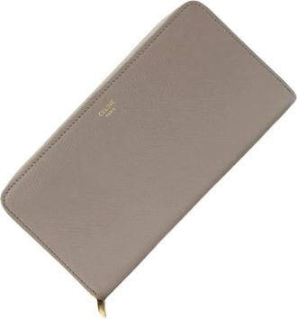 Celine Pre-owned Wallets, female, Gray, Size: ONE SIZE Pre-owned Vintage Wallet