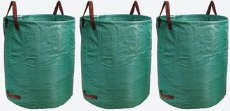 OEM 3 Bolsas De Jard&iacute;n De 500 L, Reutilizables, Para Residuos De Jard&iacute;n