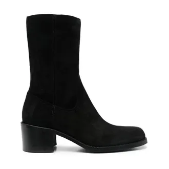 Dries Van Noten Heeled Boots, female, Black, Size: 7 US Ankle Boots