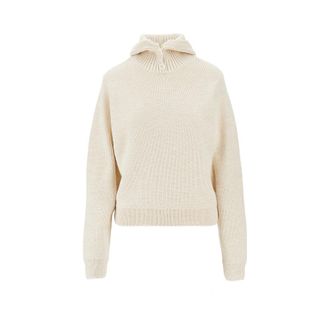 Christophe Lemaire Hooded alpaca-blend sweater Woman M