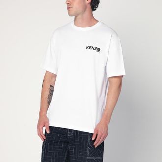 Kenzo White cotton T-shirt with logo