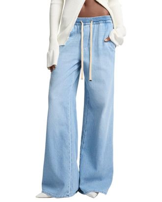 7 For All Mankind Pull-On Hana Wide Leg Jean