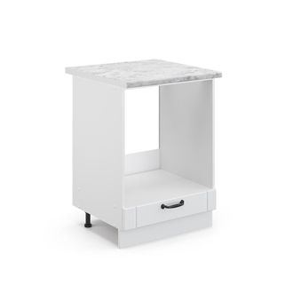 Vicco Armario Para Horno Empotrado Fame-line, Blanco Casa De Campo, 60 Cm, Et M&aacute;rmol Vicco