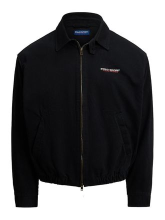 Polo Ralph Lauren Black Cotton Canvas Polo Sport Blouson