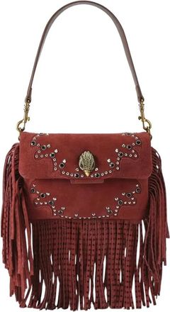 Kurt Geiger Borsa a spalla Oxford con frange - - Bags - Donna - Rosso - ONE SIZE