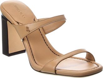 Jimmy Choo London Lucian 85 Leather Sandal