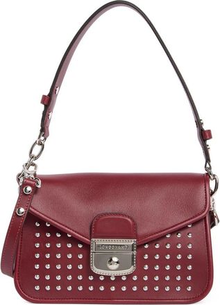 Longchamp Mademoiselle Leather Crossbody Bag in Burgundy at Nordstrom Rack