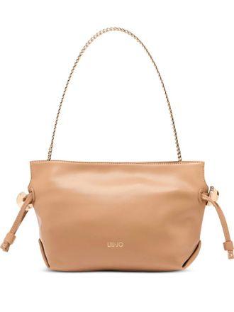 Liu Jo Riccy chain small shoulder bag - women - Polyester/Polyester/Polyurethane Resin - One Size - Neutrals