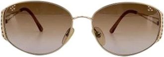 Dior Pre-owned Accessories, female, Yellow, Size: ONE SIZE Pre-owned Vintage Sunglasses