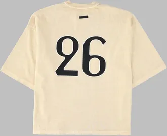 Fear of God Logo-Graphic T-Shirt - Ivory