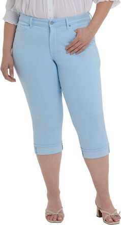 NYDJ Nydj Plus Marilyn Aquatic Crop Jean