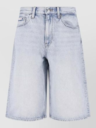 Calvin Klein straight shorts five pocket design belt loops