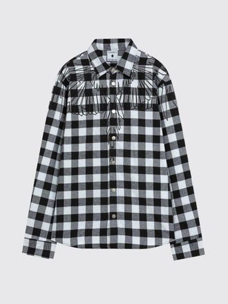 Marcelo Burlon Camicia County Of Milan in cotone vichy e logo