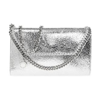 Stella McCartney Stella McCartney, Wallets & Cardholders, female, Gray, Size: ONE SIZE Falabella Wallet on Chain