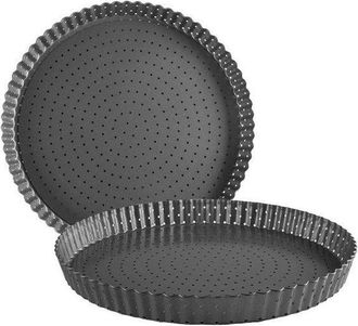 OEM Molde Para Tarta De Frutas, Base Para Tarta, Molde Para Tarta, Molde Para Quiche Con Base Desmontable, Acero Al Carbono, &Oslash; 28, Altura 3 Cm
