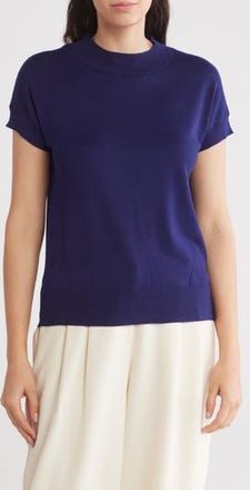 T Tahari Short Sleeve Crew Sweater in Royal at Nordstrom Rack, Size X-Large