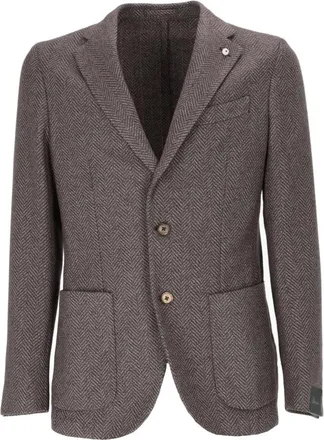 Lubiam Hombre, Chaquetas, Marr&oacute;n, Talla: 2XL