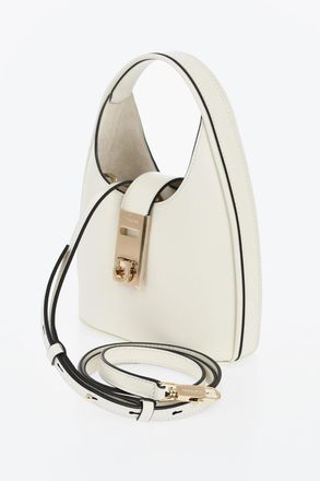 Ferragamo Leather Mini Hobo Bag With Removable Shoulder Strap Salvatore Ferragamo
