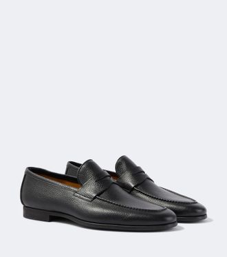 Magnanni Diezma II leather penny loafers