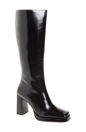 Jeffrey Campbell Maximal Knee High Boot in Black at Nordstrom, Size 8.5