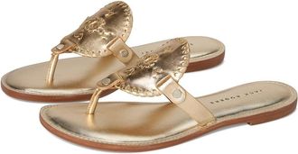 Jack Rogers Collins Sandal Womens Sandals Platinum : 8.5 M, Leather