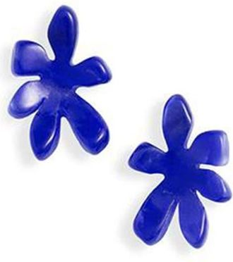 Lele Sadoughi Paper Lily Stud Earrings in Royal Blue at Nordstrom