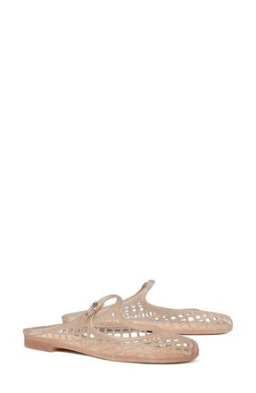 Tory Burch Mellow Mary Jane Jelly Mule in Soft Pink Glitter /Silver at Nordstrom, Size 11