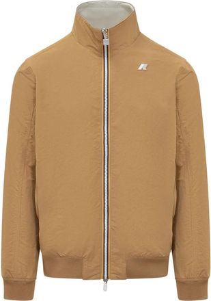 K-Way Arsene Cotton Double - Heren - Zomerjassen - Bruin - L - Katoen - Jassen