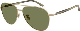 Giorgio Armani AR6162 30022A Mens Sunglasses Gold Size 58