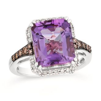Le Vian Ladies Grape Amethyst Rings set in 14K Vanilla Gold
