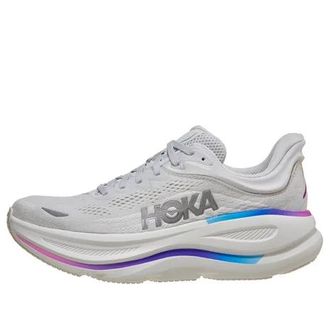 Hoka One One (WMNS) HOKA ONE ONE Bondi 9 Cosmic Grey White Mesh 1162012-CYWH