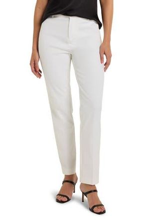 Nic+Zoe Copley Stretch Cotton Blend Pants in Paper White at Nordstrom Rack, Size 16P