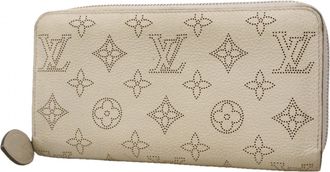 Louis Vuitton Beige Long Wallet (Bi-Fold) (Pre-Owned)