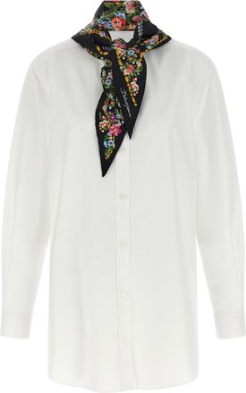 Dolce & Gabbana White Cotton Womens Blouse