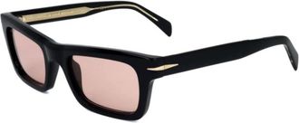 Eyewear by David Beckham Stijlvolle zonnebril voor mannen - unisex - Zonnebrillen - Zwart - 51 MM - Accessoires