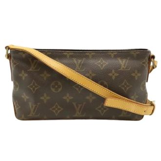 Louis Vuitton Pre-owned Cross Body Bags, female, Brown, Size: ONE SIZE Pre-owned Monogram Pochette Shoulder Bag
